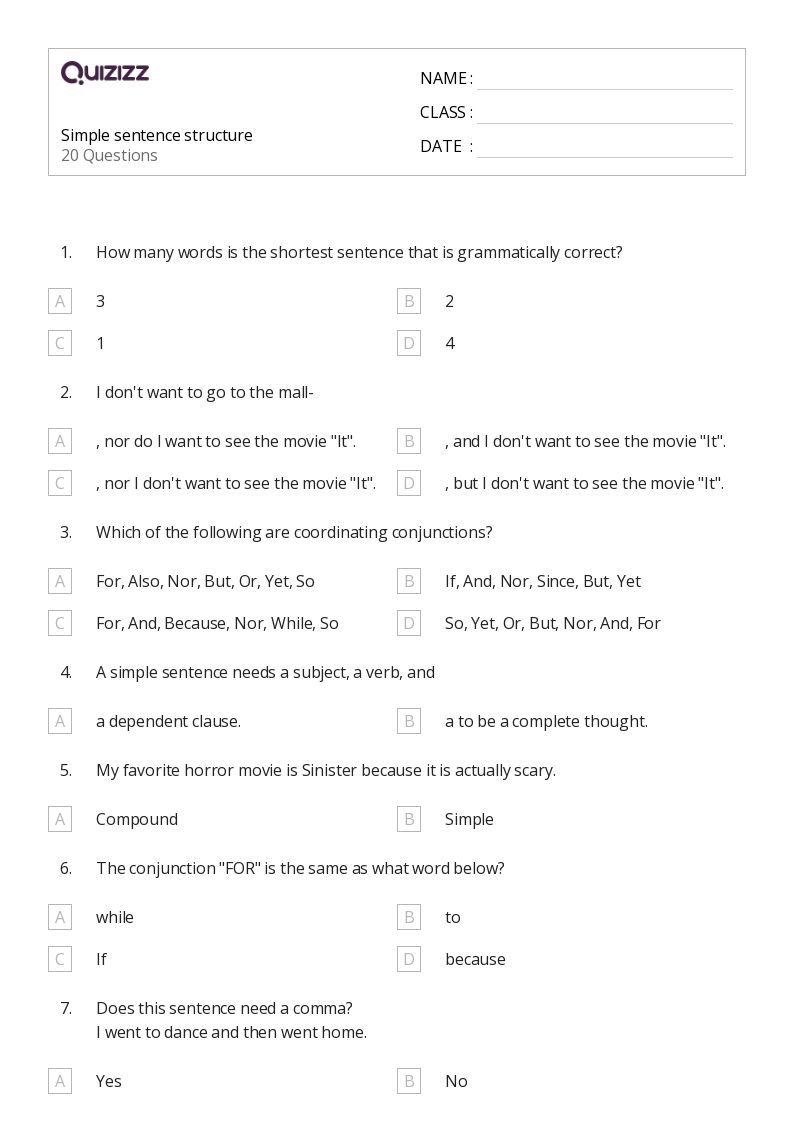 50+ Structure of Compound Words worksheets for 7th Grade on Quizizz Free & Printable