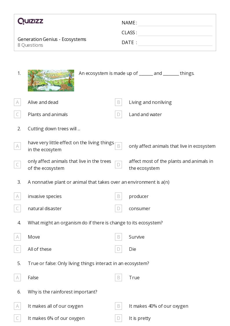 50+ Class 4 worksheets on Quizizz Free & Printable