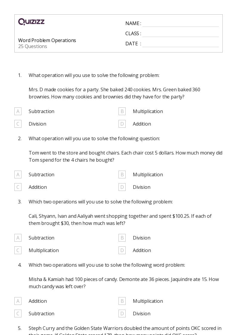 50+ Operations with Money worksheets for 5th Grade on Quizizz Free & Printable