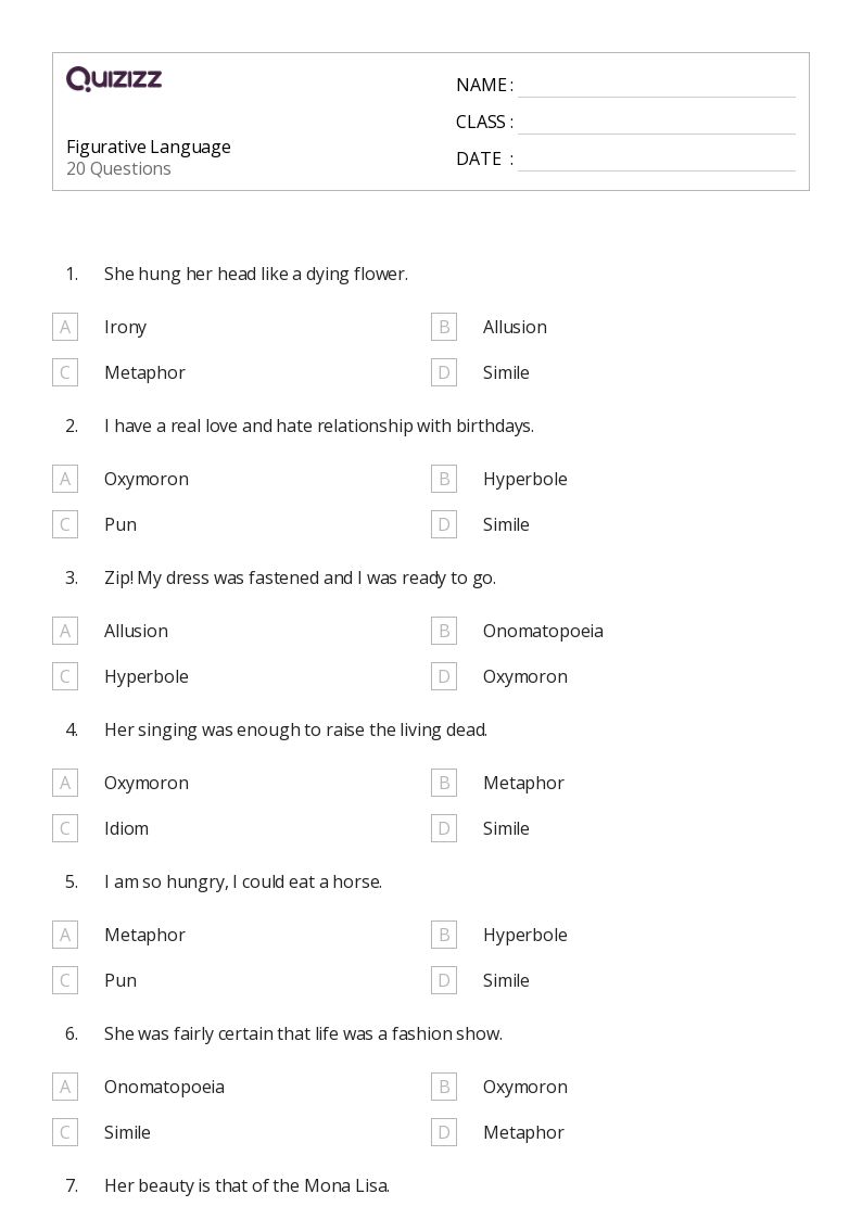 50+ Irony worksheets for 5th Class on Quizizz Free & Printable
