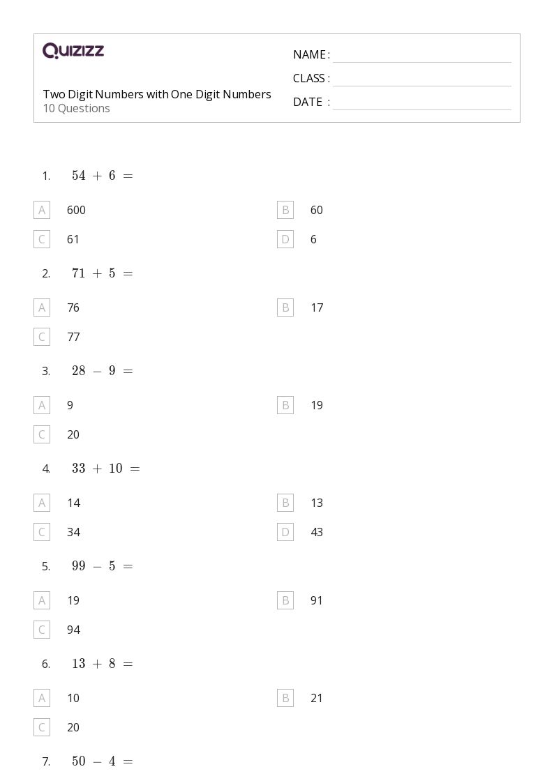 50+ Division with Two-Digit Divisors worksheets on Quizizz | Free