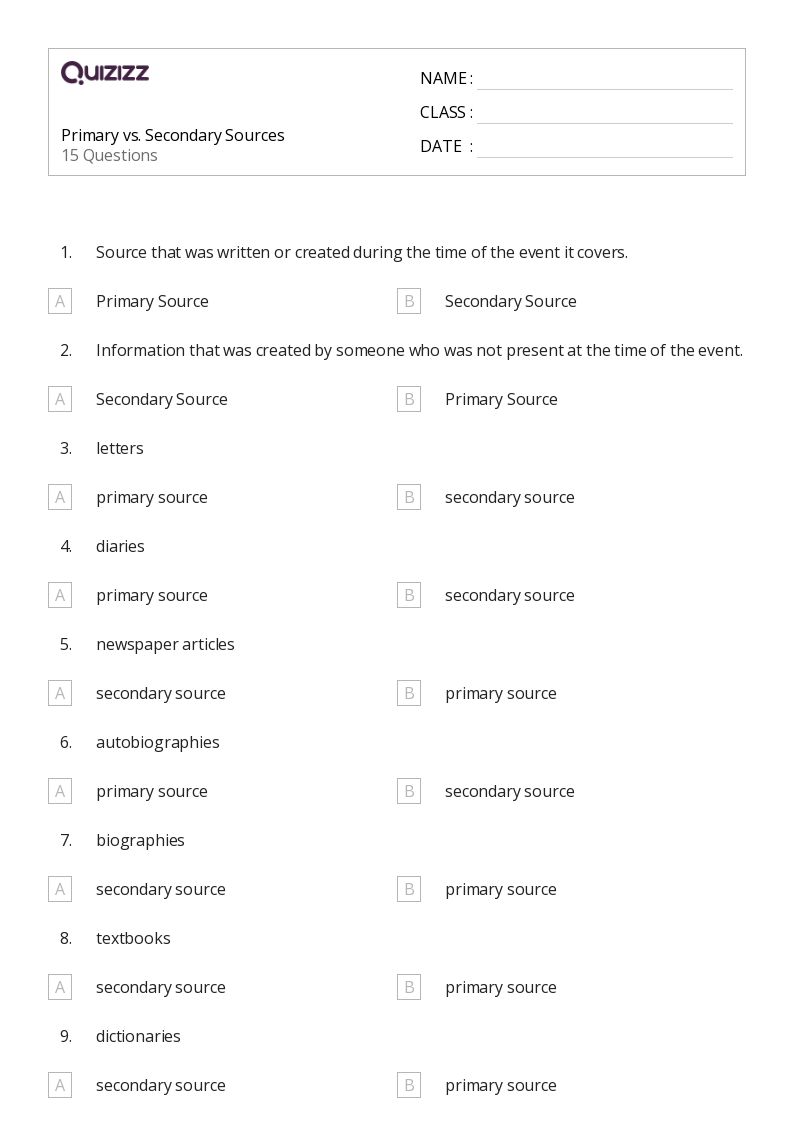 50+ Citing Sources worksheets for 2nd Grade on Quizizz Free & Printable