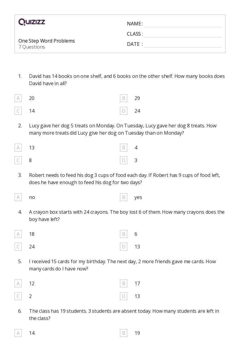 50+ OneStep Inequalities worksheets for 1st Class on Quizizz Free