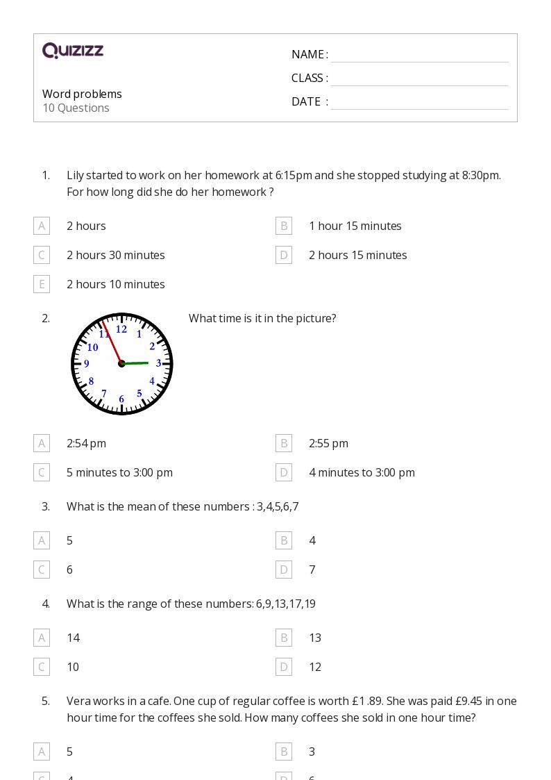 50+ Fraction Word Problems worksheets for 2nd Year on Quizizz Free