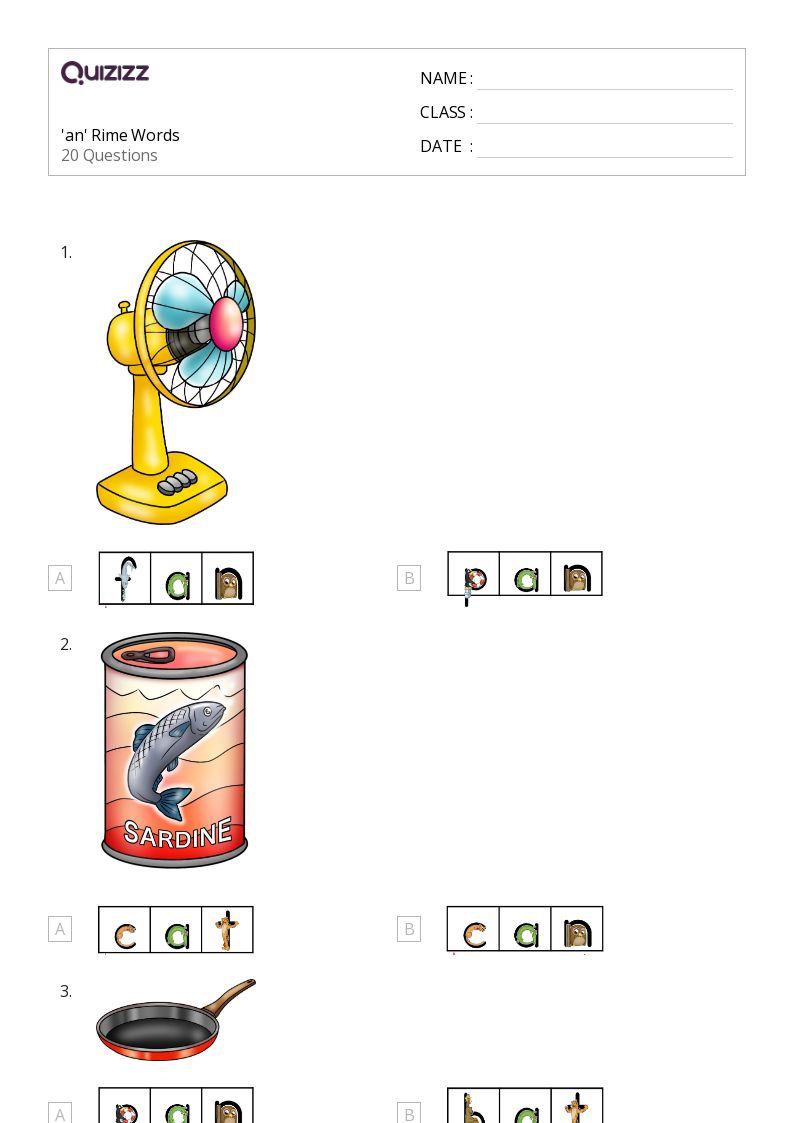 50+ Onsets and Rimes worksheets for Kindergarten on Quizizz Free