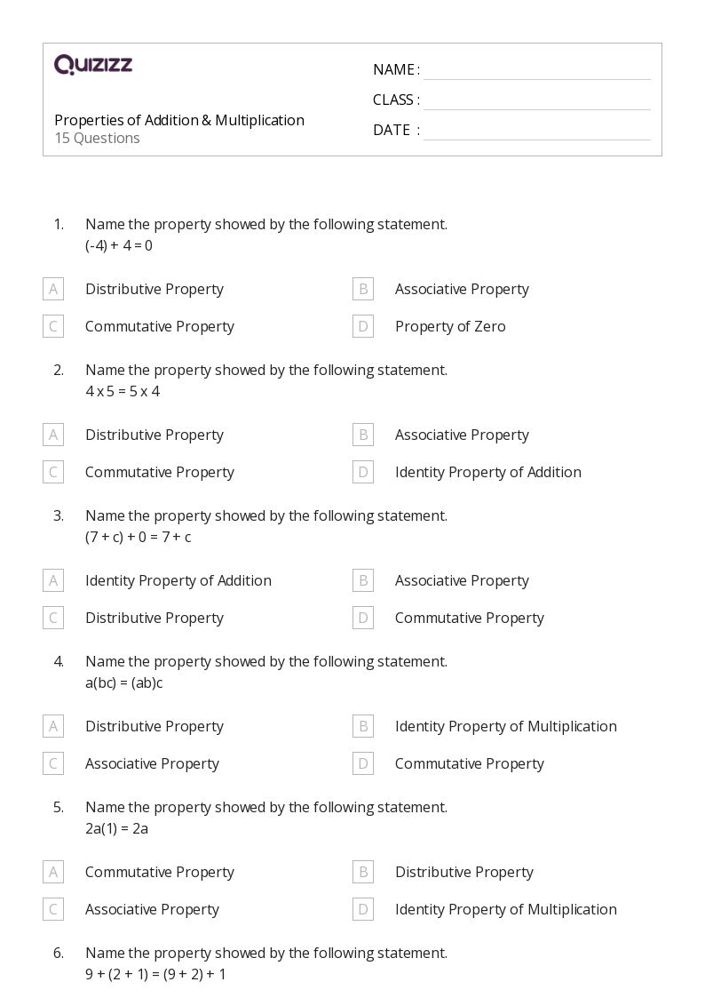 50+ Distributive Property of Multiplication worksheets for 5th Year on
