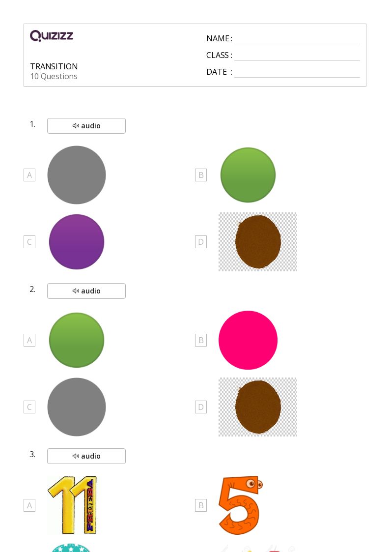 50+ Transition Words worksheets for Kindergarten on Quizizz Free & Printable