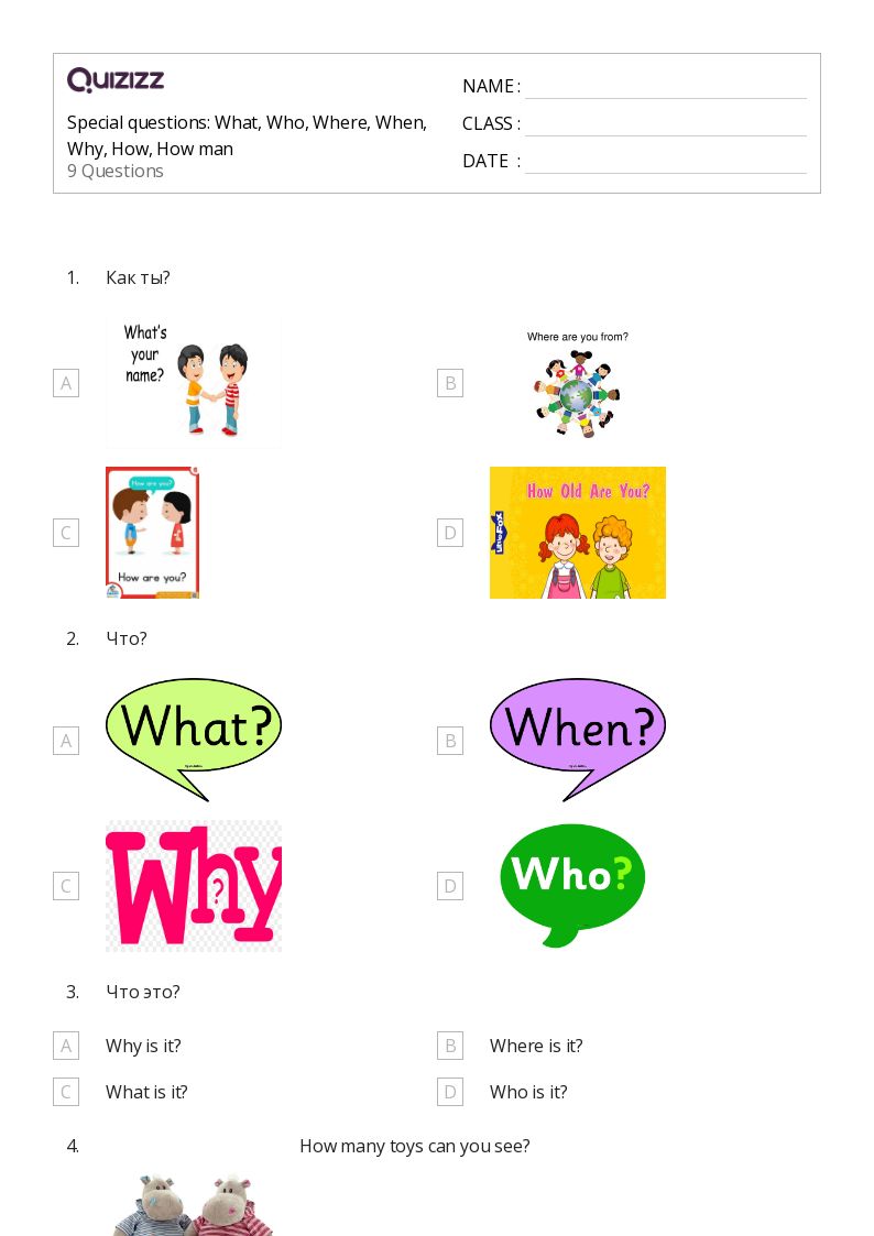 50+ Who What When Where Why Questions worksheets for 6th Year on Quizizz Free & Printable