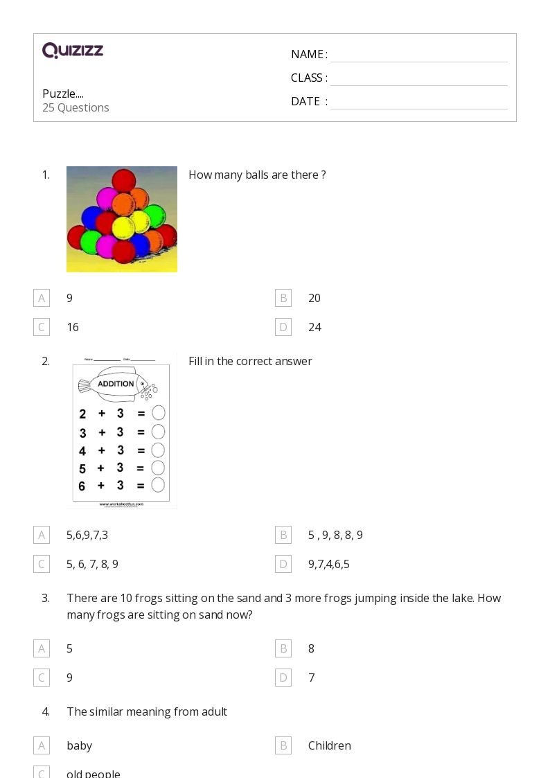 50+ Math Puzzles worksheets for 5th Class on Quizizz Free & Printable
