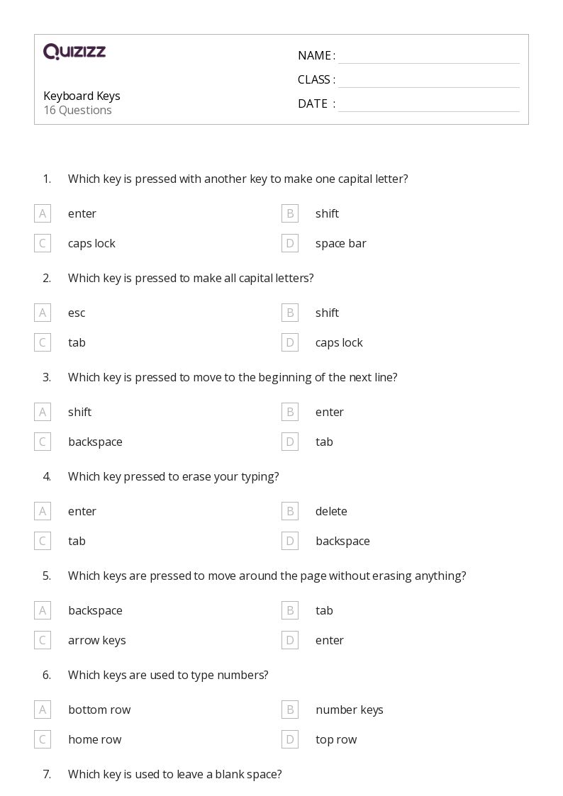 50+ Letters Home Row worksheets for 2nd Class on Quizizz Free
