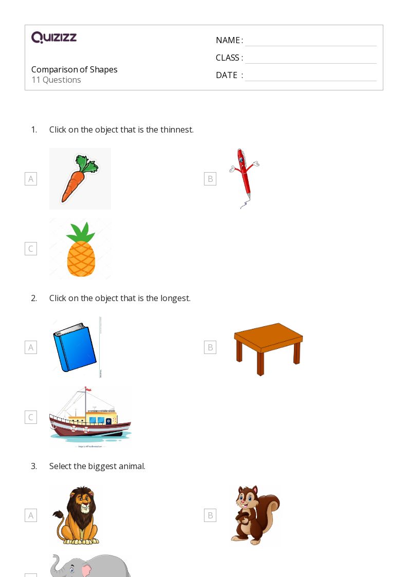 50+ Shades of Meaning worksheets for Kindergarten on Quizizz Free