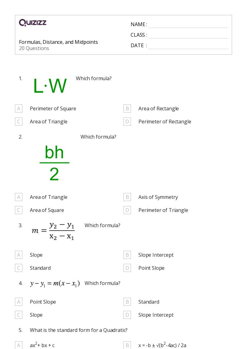 50+ Geometry worksheets on Quizizz | Free & Printable