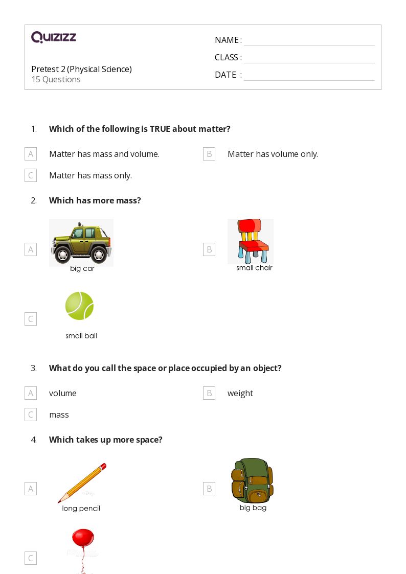 50+ Science worksheets for 2nd Year on Quizizz Free & Printable