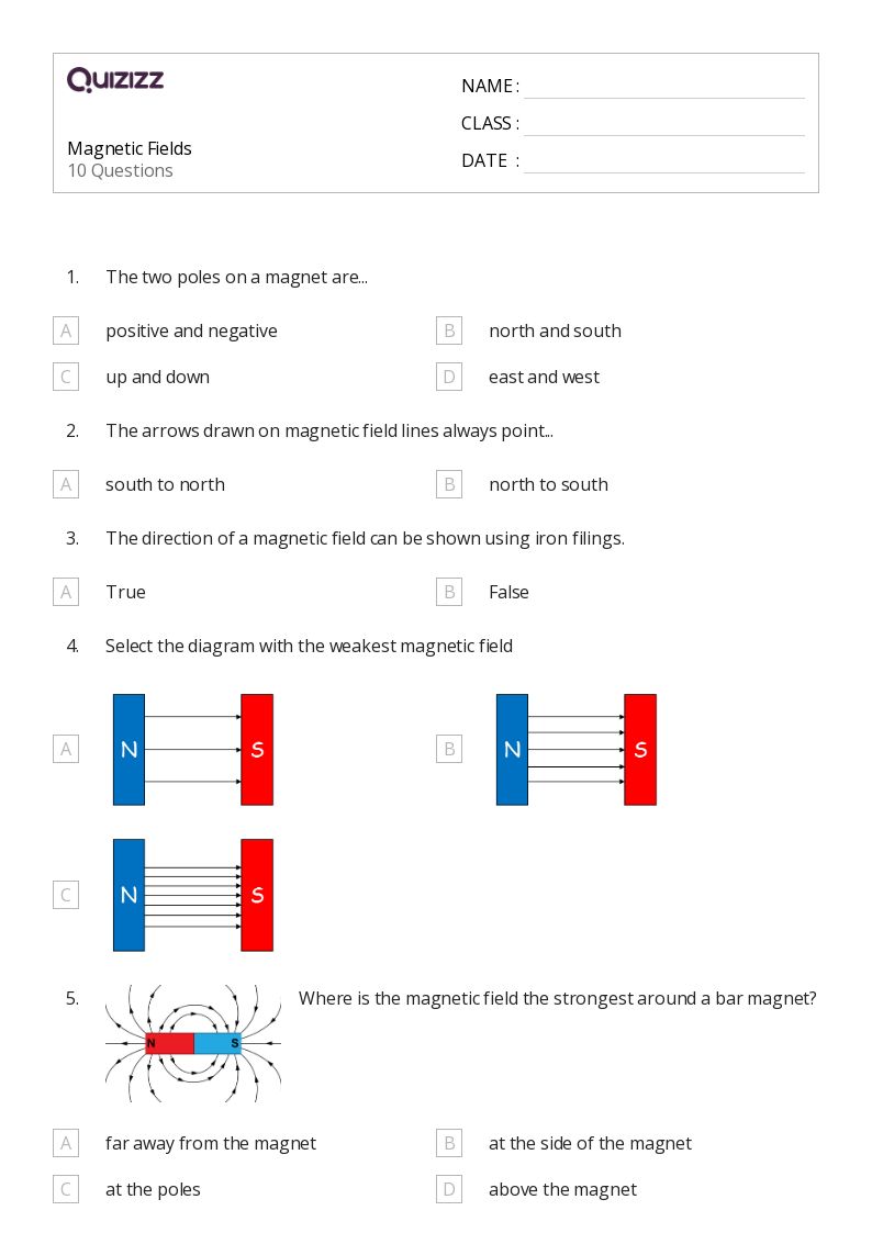 50+ forces fields and faradays law worksheets for