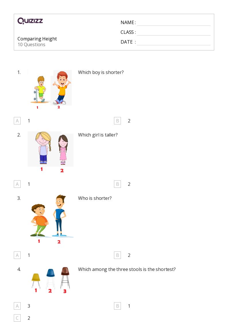 50+ Comparing and Contrasting worksheets for Kindergarten on Quizizz