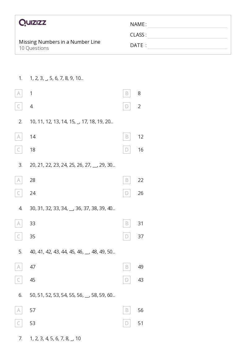 50+ Fractions on a Number Line worksheets for 1st Grade on Quizizz Free & Printable