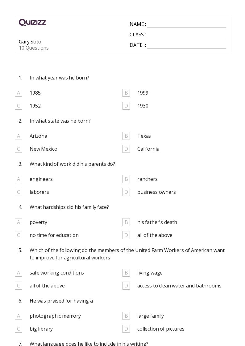 50+ How Books Work worksheets for 6th Grade on Quizizz Free & Printable