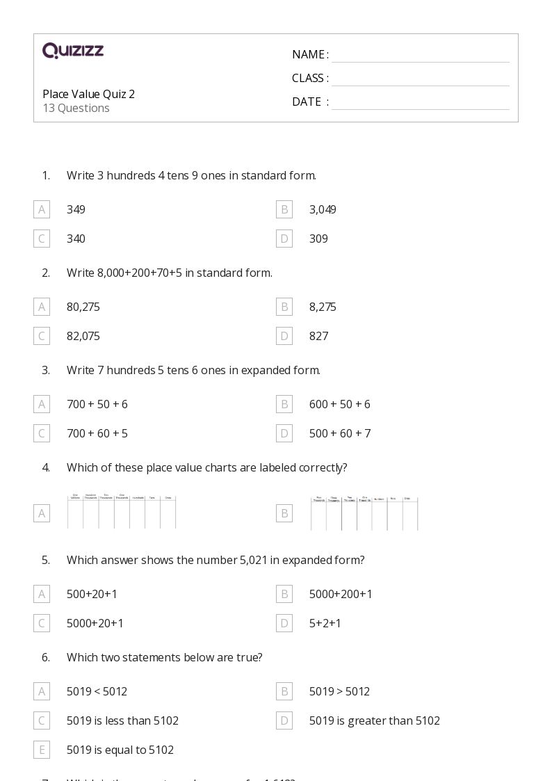 50+ Hundreds Charts worksheets on Quizizz Free & Printable