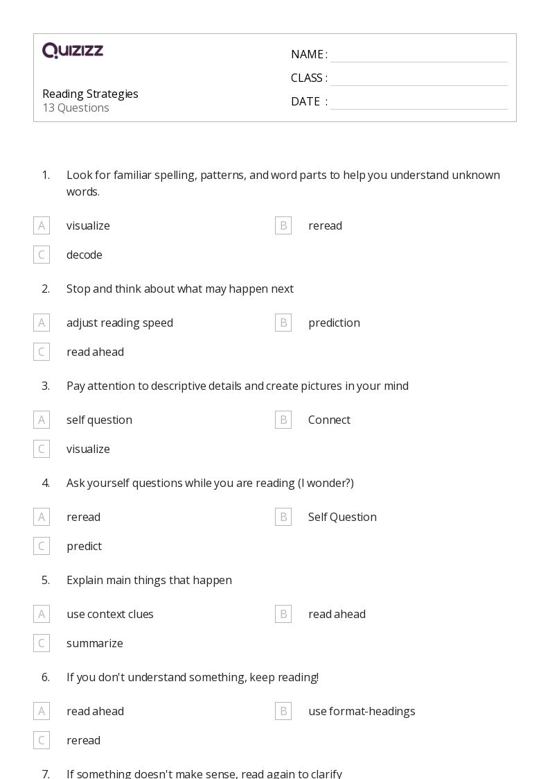 50+ Spelling Strategies worksheets for 5th Grade on Quizizz Free & Printable