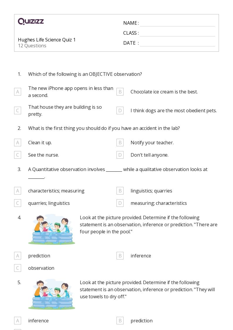 50+ Life Science worksheets for 7th Grade on Quizizz Free & Printable