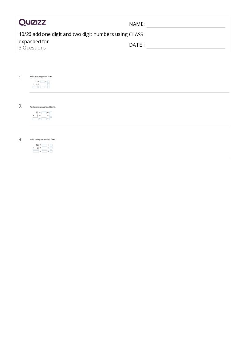 50+ TwoDigit Numbers worksheets for Kindergarten on Quizizz Free & Printable