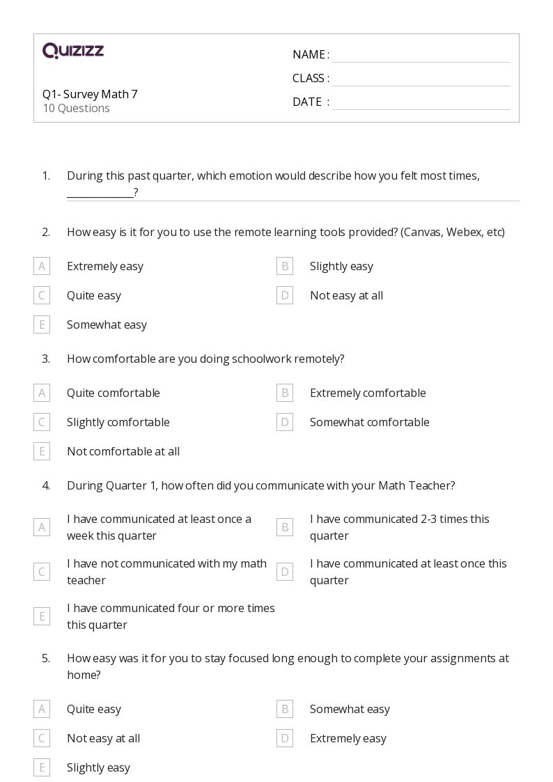 50+ Time to the Quarter Hour worksheets for 7th Grade on Quizizz Free