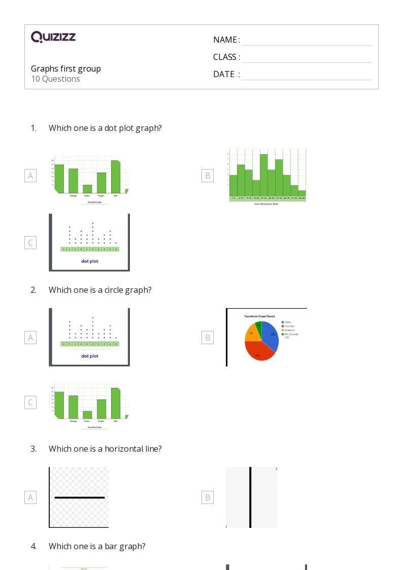 50+ Line Graphs worksheets for 1st Year on Quizizz Free & Printable