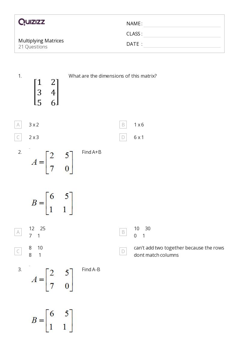 50+ Math worksheets for 11th Grade on Quizizz Free & Printable