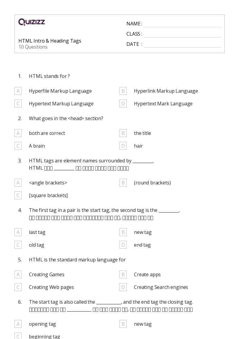 50+ Creating a Title worksheets for 8th Class on Quizizz Free & Printable