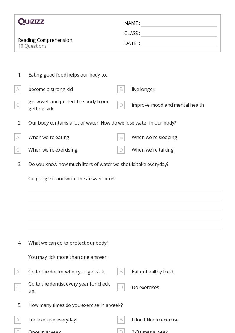 50+ Picture Comprehension worksheets for 3rd Class on Quizizz Free & Printable