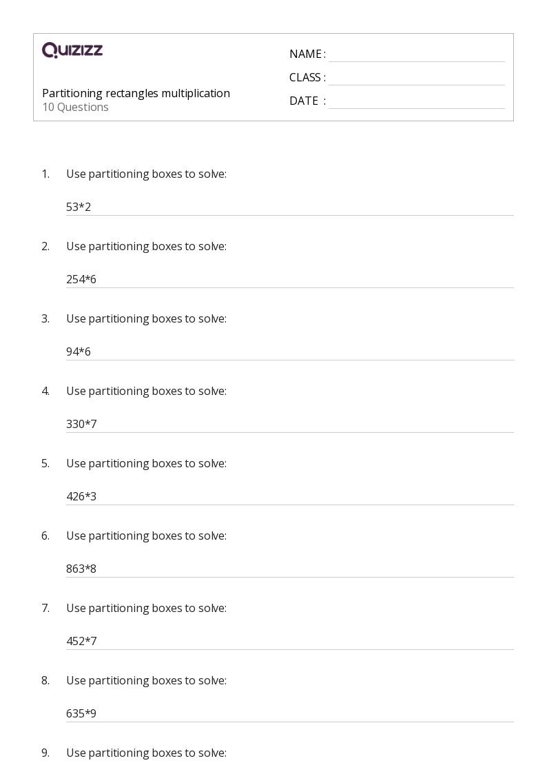 50+ Rectangles worksheets on Quizizz Free & Printable