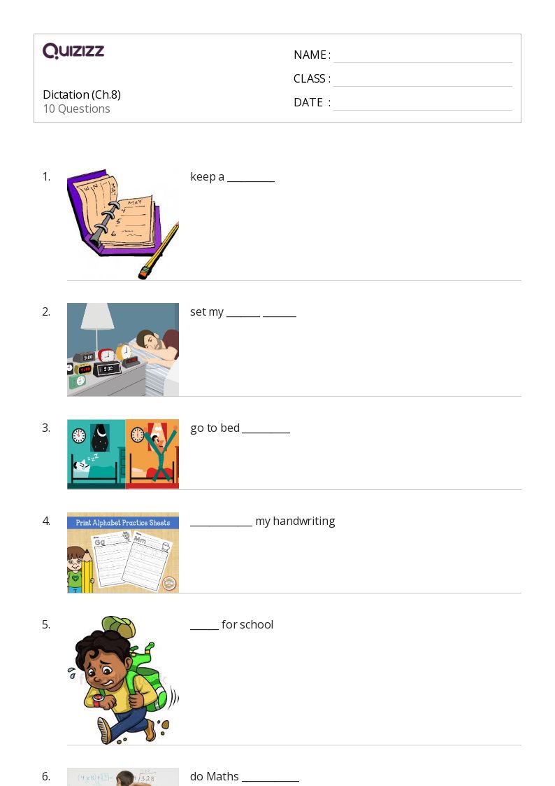 50+ Handwriting worksheets for 2nd Year on Quizizz Free & Printable