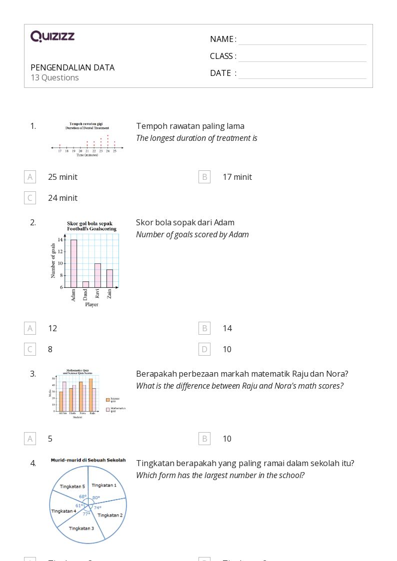 50+ Graphing Data worksheets for 1st Year on Quizizz Free & Printable