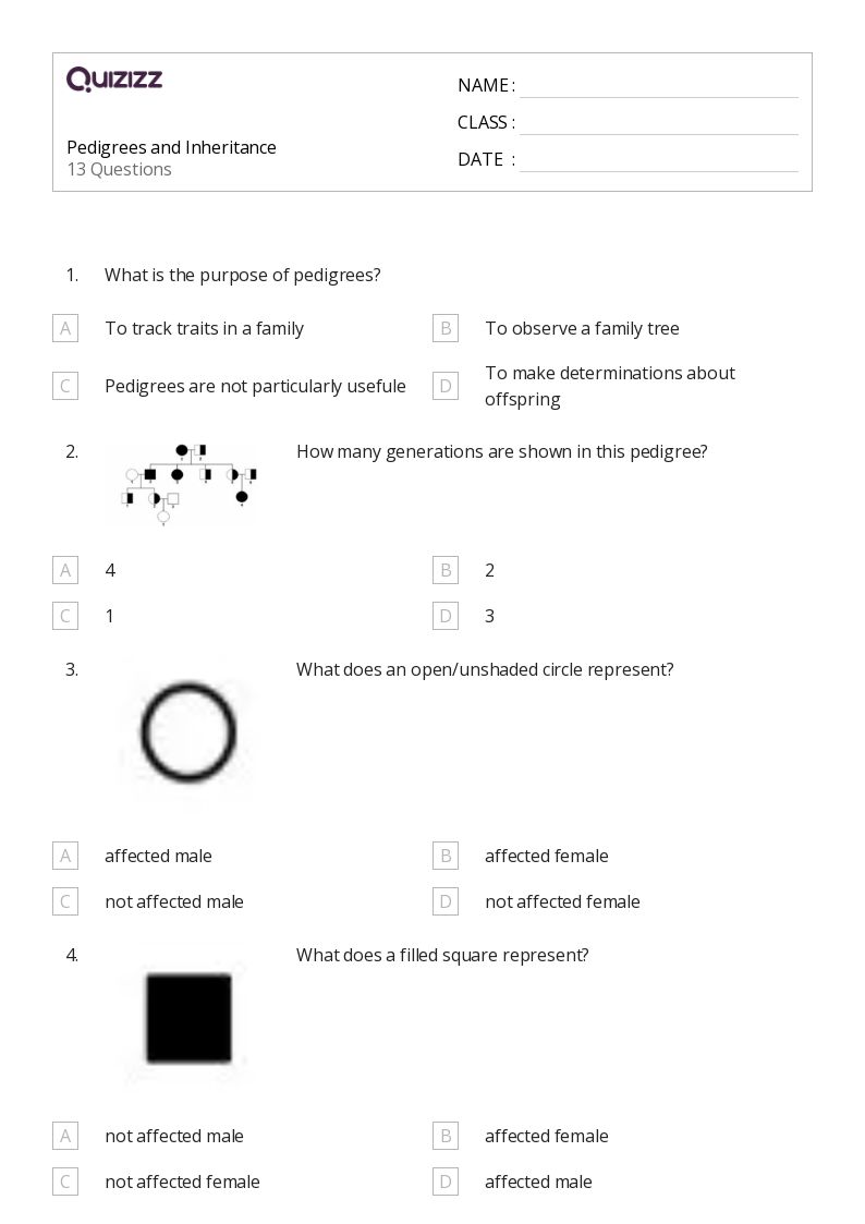 50+ vocabulary dominant and recessive worksheets for 10th
