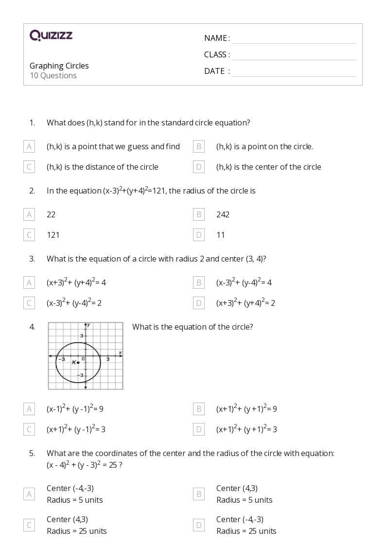 50+ circles worksheets for 11th Grade on Quizizz Free & Printable
