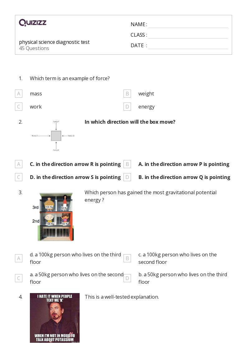 50+ Science worksheets for 2nd Class on Quizizz Free & Printable