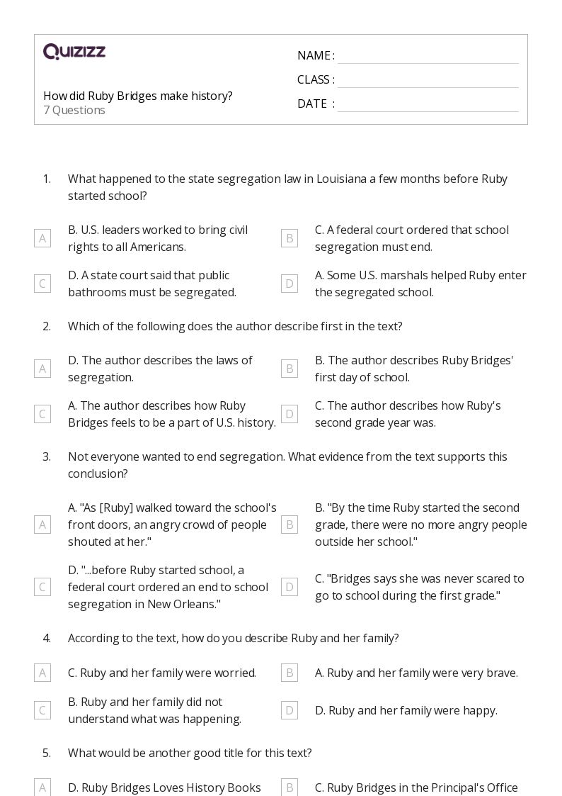 50+ Text Evidence worksheets for 2nd Grade on Quizizz Free & Printable
