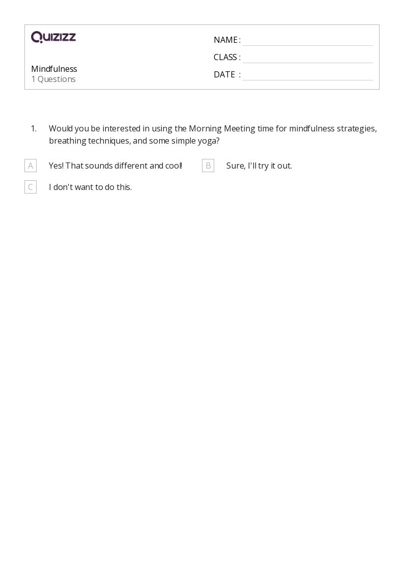 50+ Social emotional worksheets for 5th Grade on Quizizz | Free & Printable