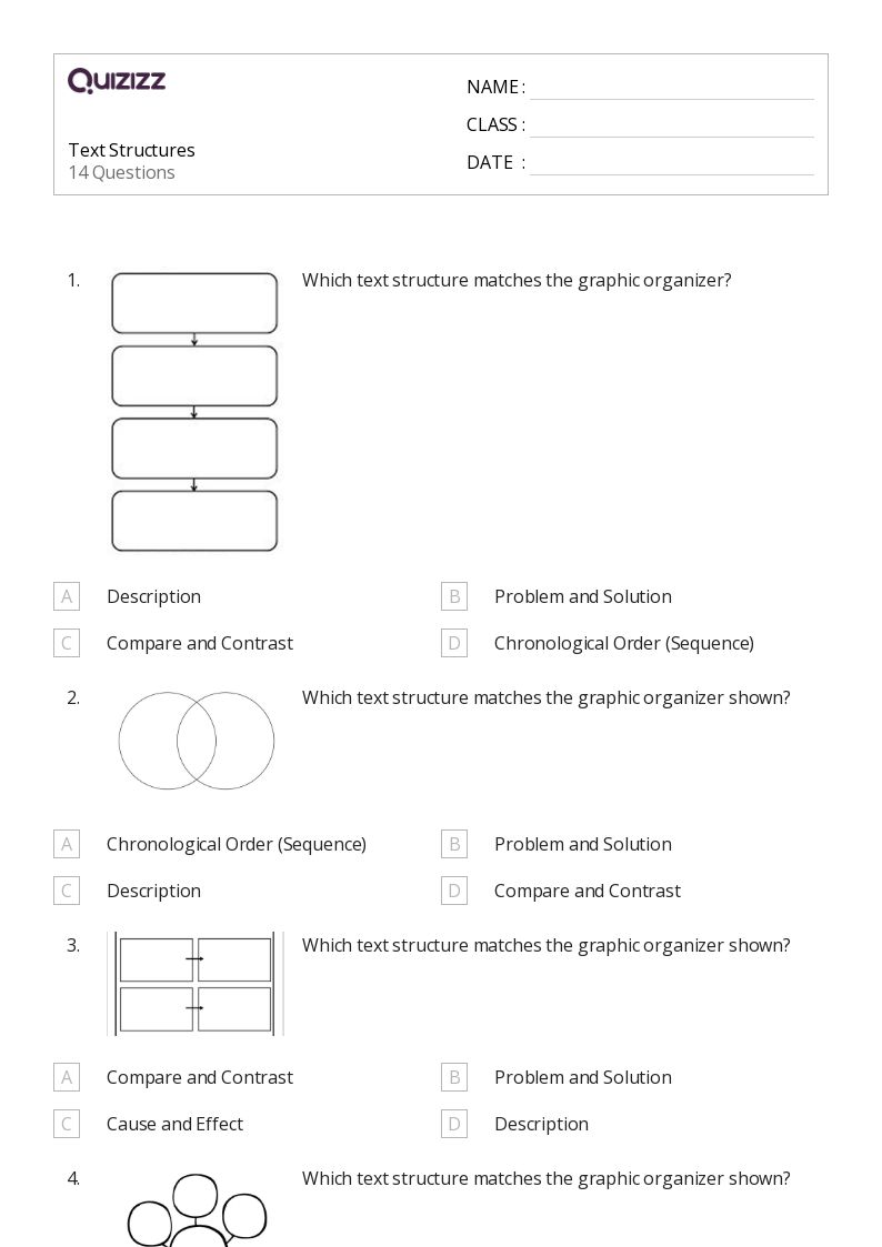 50+ Analyzing Text Structure worksheets for 5th Grade on Quizizz Free & Printable