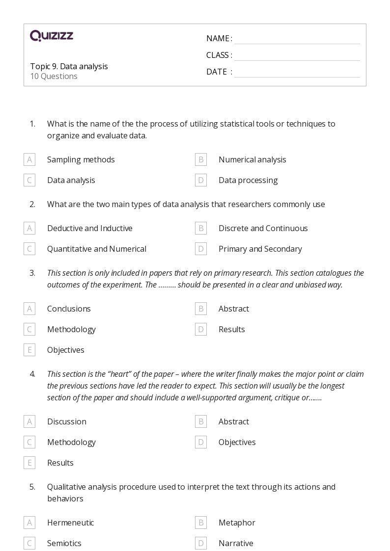 50+ Text Analysis worksheets for 12th Class on Quizizz Free & Printable