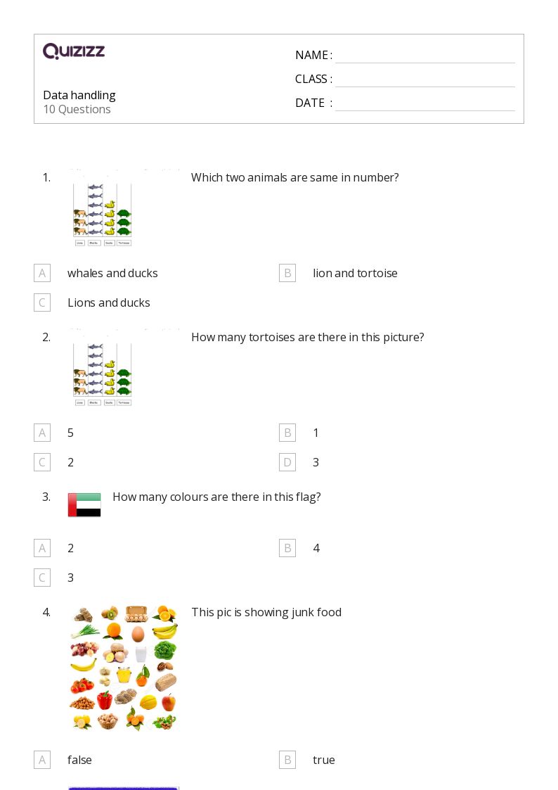 50+ Sorting Data worksheets for Kindergarten on Quizizz Free & Printable