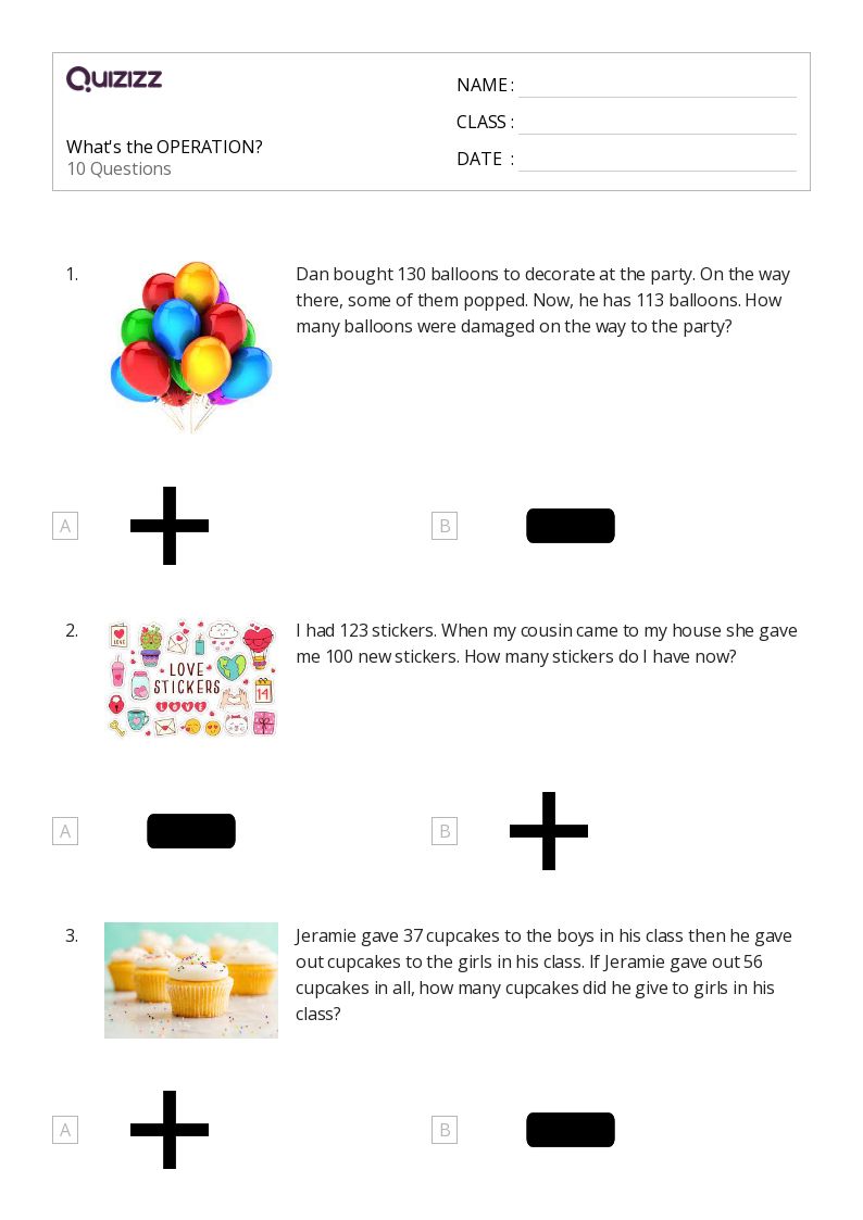 50+ Mixed Operations worksheets on Quizizz Free & Printable