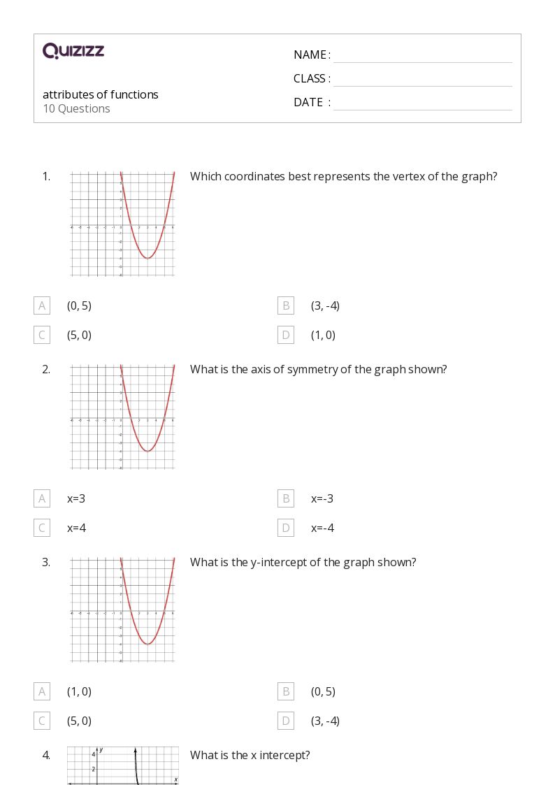 50+ Functions worksheets for 5th Grade on Quizizz Free & Printable
