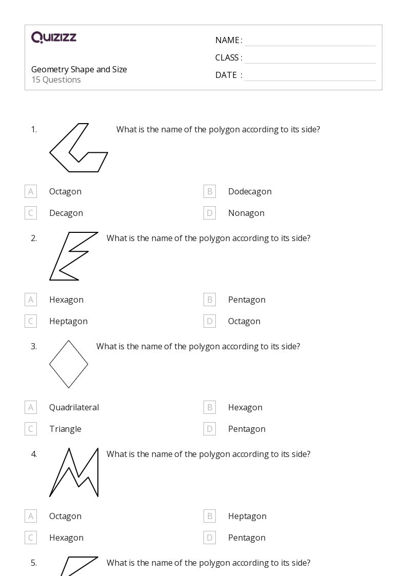 50+ Geometry worksheets for Kindergarten on Quizizz Free & Printable