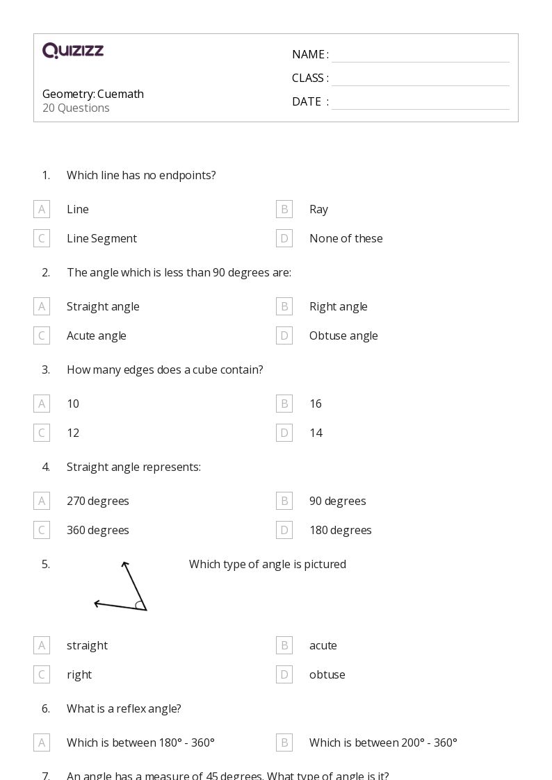 50+ geometry worksheets for 12th Class on Quizizz Free & Printable