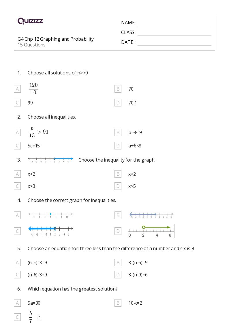 50+ Graphing Data worksheets for 4th Grade on Quizizz Free & Printable