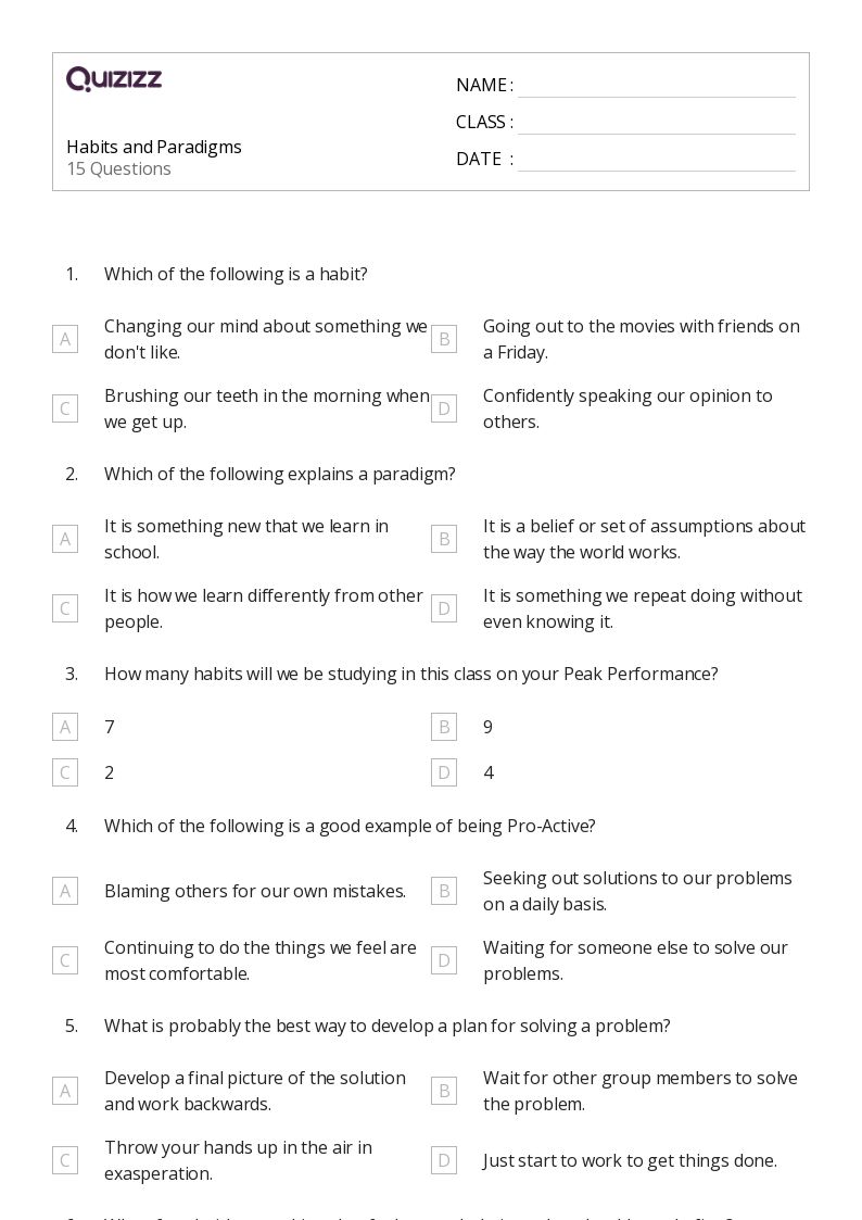 50+ Performance Tasks worksheets for 8th Grade on Quizizz Free & Printable