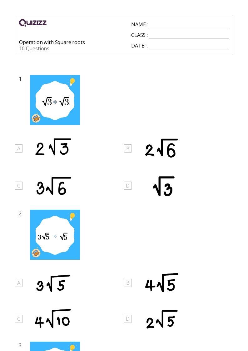 50+ Roots worksheets for 1st Class on Quizizz Free & Printable