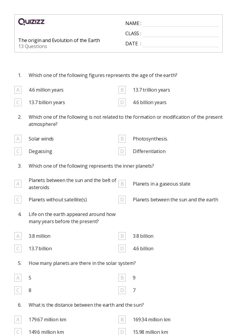 50+ evolution and the tree of life worksheets for 11th Class on Quizizz