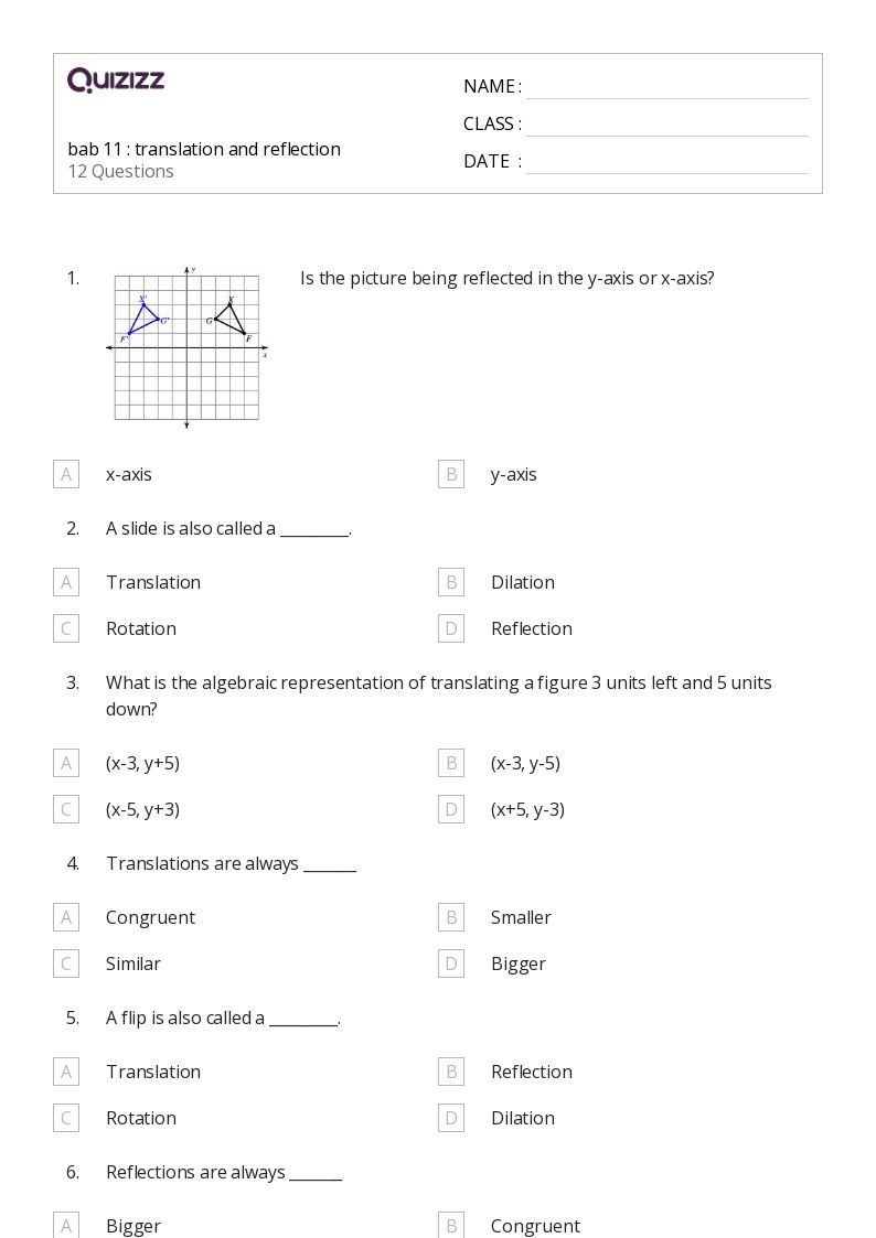 50+ Translations worksheets for 2nd Class on Quizizz Free & Printable